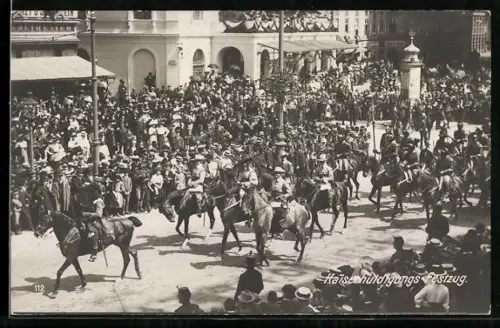 AK Wien, Kaiserhuldigungs-Festzug