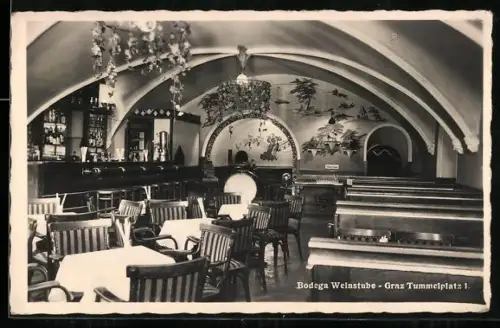 AK Graz, Bodega Weinstube, Innenansicht