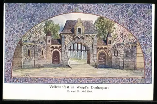 AK Wien, Weigl`s Dreherpark, Veilchenfest