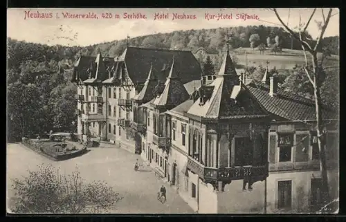 AK Neuhaus i. Wienerwalde, Hotel Neuhaus, Kur-Hotel Stefanie