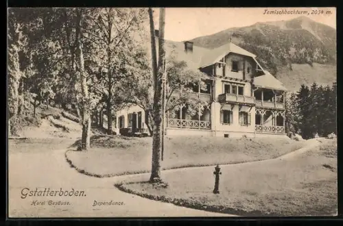AK Gstatterboden, Hotel Gesäuse, Dependance, Tamischbachturm