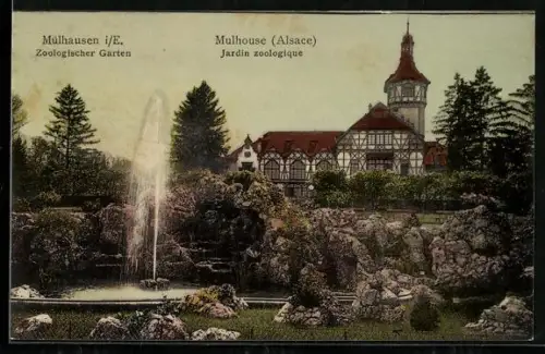 AK Mülhausen i. E., Zoologischer Garten