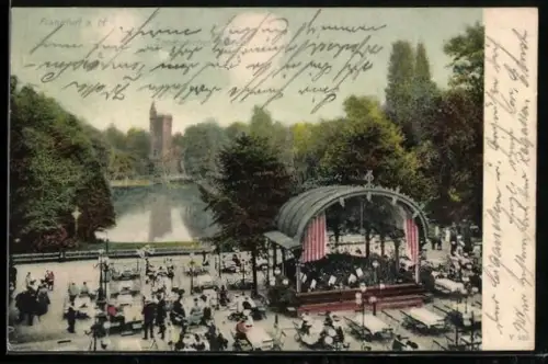 AK Frankfurt a.M., Bühne im Zoologischen Garten