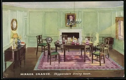 AK Mirror Grange, Chippendale Dining Room