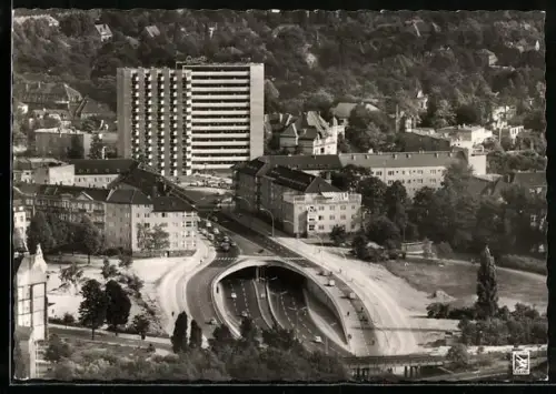 AK Berlin, Stadt-Autobahn mit Tunnel