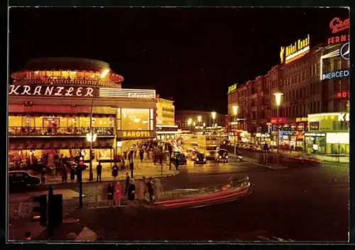 AK Berlin, Café Kranzler am Kurfürstendamm