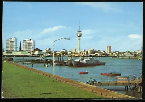 AK Bremerhaven, City-Panorama