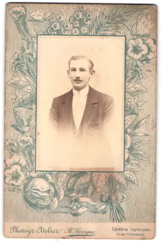 Fotografie Atelier B. Goerges, Leipzig, Töpferplatz, Portrait eines jungen Mannes