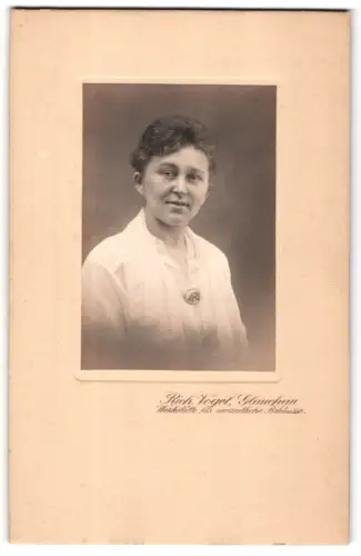 Fotografie Rich Vogel, Glauchau, Porträt einer Dame