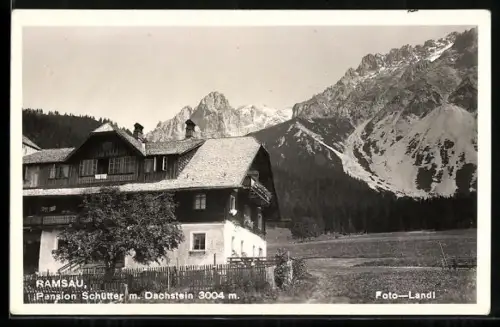AK Ramsau, Pension Schütter mit Dachstein