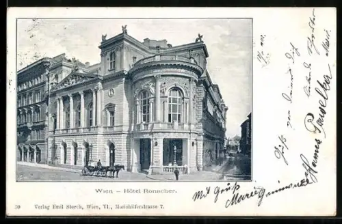 AK Wien, Hotel Ronacher