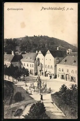 AK Perchtoldsdorf, Rathausplatz