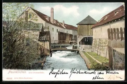 AK Neunkirchen, Partie an der Alten Postmühle