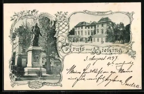 AK Wien, Hietzing, Kaiser-Max-Monument, Kaiser-Stöckel