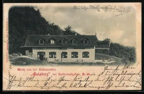 AK Kaltenleutgeben, Restauration Saisberg