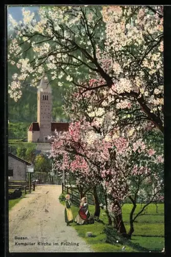 AK Bozen, Kampiller Kirche im Frühling