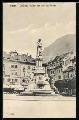 AK Bozen, Denkmal Walter von der Vogelweide