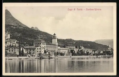 AK Gardone-Riviera /Lago di Garda, Panorama