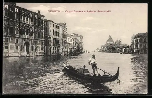 AK Venezia, Canal Grande e Palazzo Franchetti