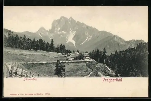 AK Prags, Pragserthal mit Dürrenstein
