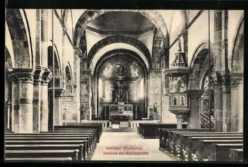 AK Innichen / San Candido, Inneres der Stiftskirche