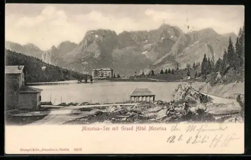 AK Misurina, Grand Hotel und Misurina-See