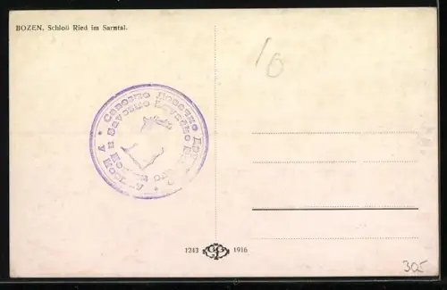 AK Bozen, Schloss Ried im Sarnatal