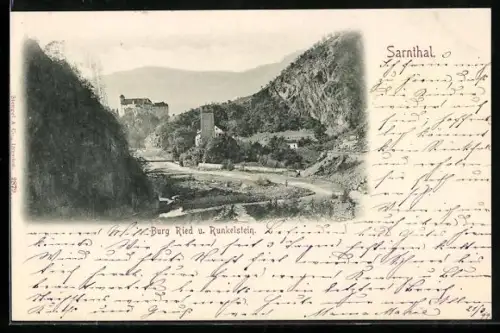 AK Ritten, Burg Ried und Runkelstein im Sarntal