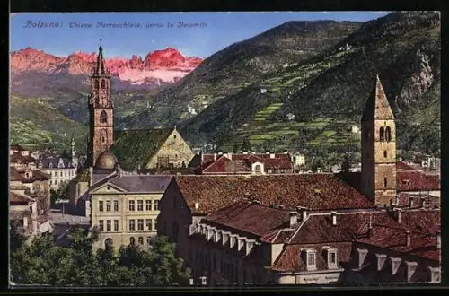 AK Bolzano, Chiesa Parrocchiale verso le Dolomiti