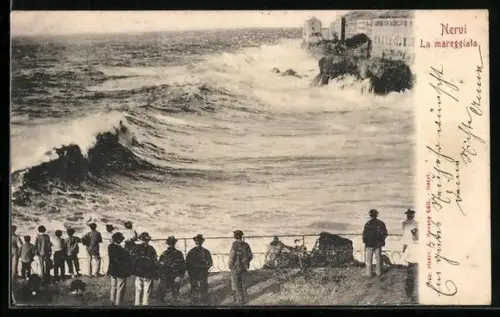 AK Nervi, La mareggiata