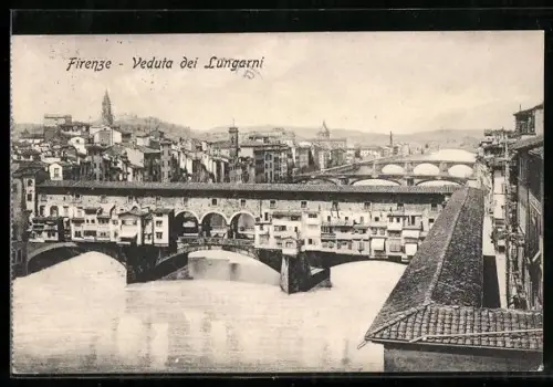 AK Firenze, Veduta dei Lungarni