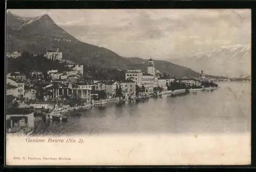 AK Gardone Riviera, Veduta generale