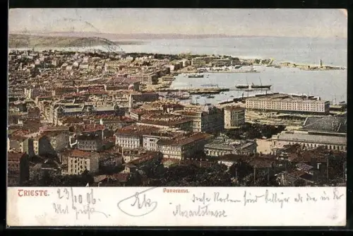 AK Trieste / Triest, Panorama generale