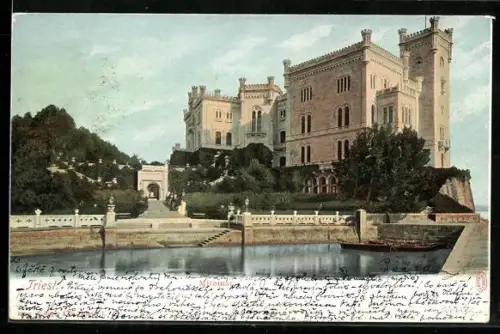 AK Triest, Miramar, Panorama