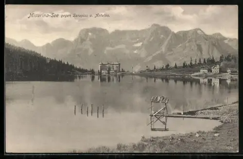 AK Misurina-See, Gegen Sorapiss und Antelao