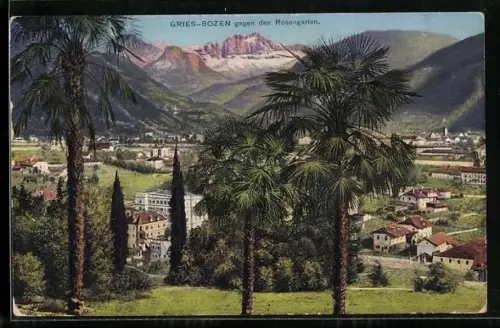 AK Gries-Bozen, Gegen den Rosengarten