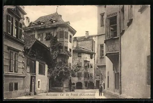 AK Bozen, Gasse am Batzenhäusl