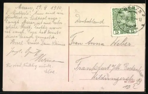 AK Meran, Total vom Tappeinerweg