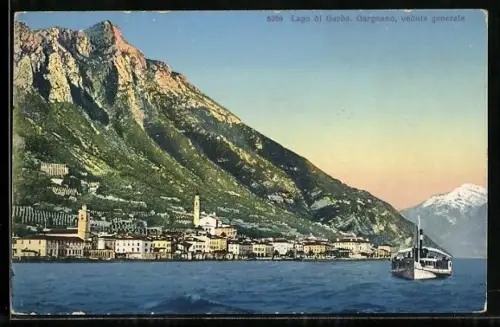 AK Gargnano /Lago di Garda, Veduta generale