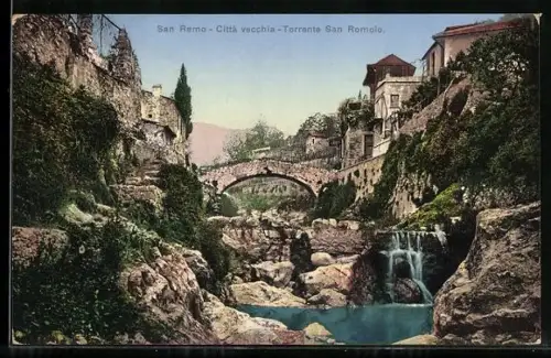 AK San Remo, Città vecchia, Torrente San Romolo