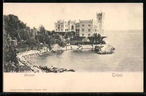 AK Triest, Schloss Miramar