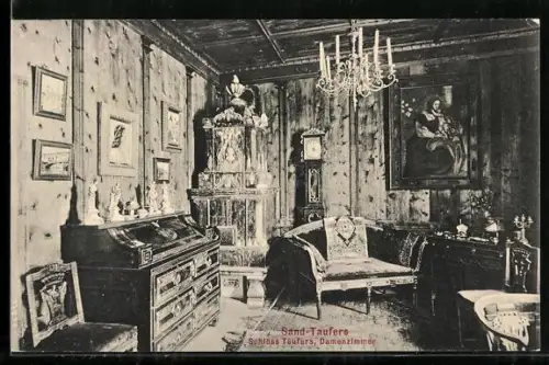 AK Sand-Taufers, Schloss Taufers, Damenzimmer