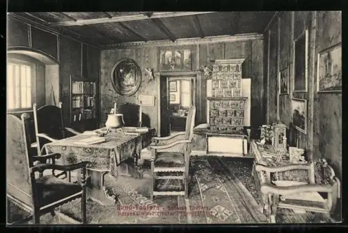 AK Sand-Taufers, Schloss Taufers, Herrenzimmer