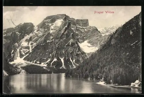 AK Prags, Kirche am Pragser Wildsee