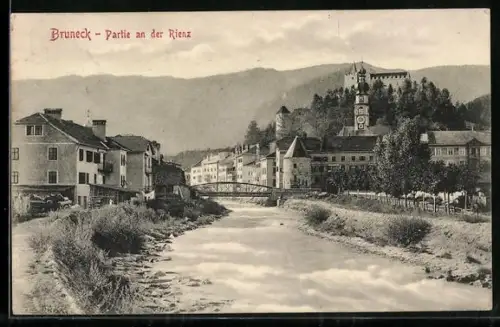 AK Bruneck, Partie an der Rienz