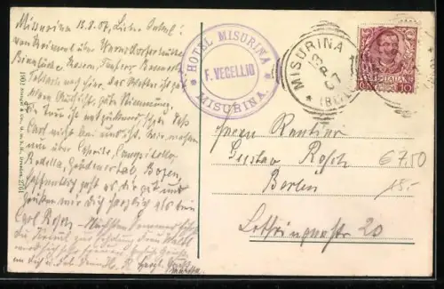 AK Bruneck, Partie an der Rienz