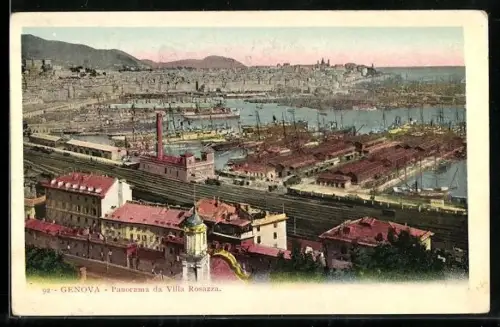 AK Genova, Panorama da Villa Rosazza