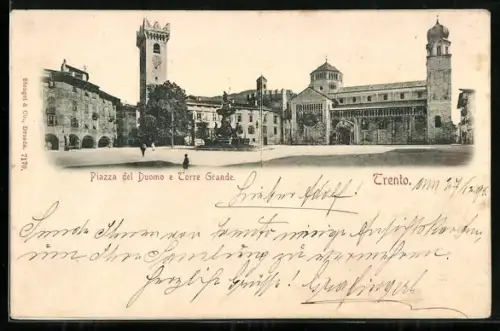 AK Trento, Piarra del Duomo e Torre Grande