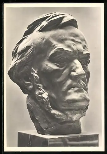 Künstler-AK Arno Breker: Skulptur von Komponist Richard Wagner