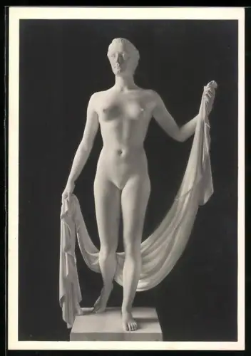 Künstler-AK Arno Breker: Marmor-Skulptur Nymphe